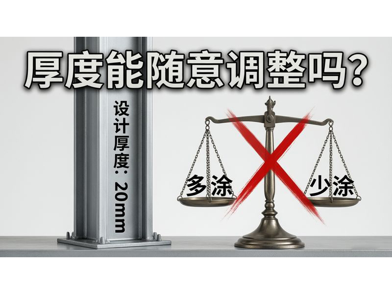 防火涂料厚度能随意调整耐火极限吗？