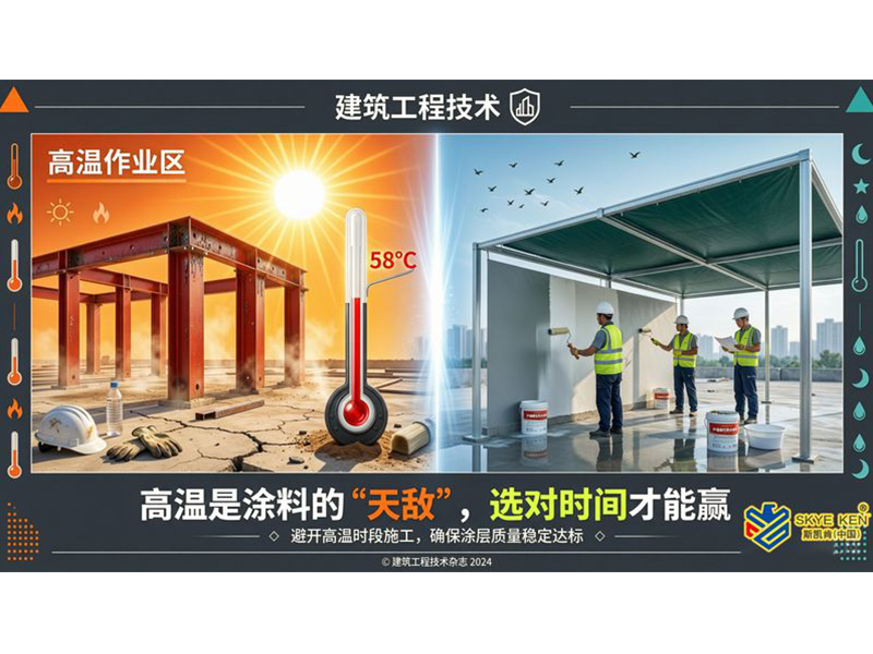 高温夏季钢结构防火涂料施工指南